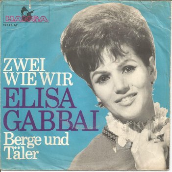 Elisa Gabbai ‎– Zwei Wie Wir (1967) - 0