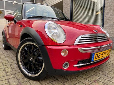 Mini Mini Cabrio - 1.6 Cooper Chili NL.Auto/107Dkm/Leder/Airco/Cruise/Pdc/17Inch - 1