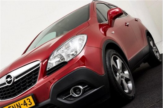 Opel Mokka - 1.4 TURBO 140 PK AUTOMAAT, LEDER, NAVI, TREKHAAK - 1