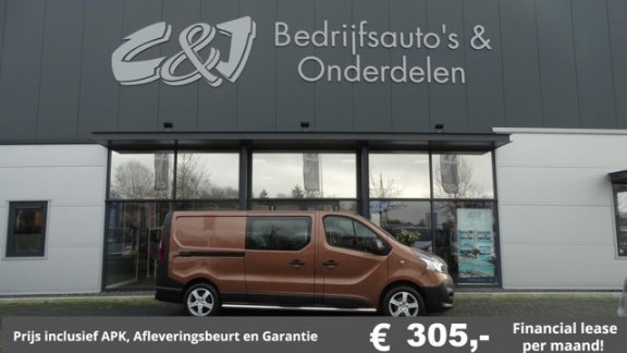 Renault Trafic - 1.6 dCi L2H1 Dubbele cabine luxe ac cruise lease 305, - p/md - 1