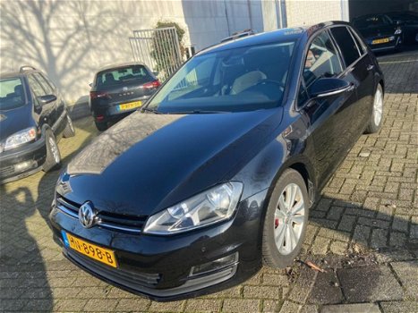 Volkswagen Golf - 1.6 TDI Comfortline BlueMotion Bj: 2015 132.xxx Nap Navi Climate control Zeer Netj - 1