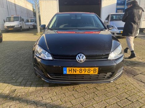 Volkswagen Golf - 1.6 TDI Comfortline BlueMotion Bj: 2015 132.xxx Nap Navi Climate control Zeer Netj - 1