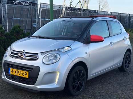 Citroën C1 - 1.2 PureTech Airscape Shine | OPEN DAK | CRUISE, AIRCO, EL. RAMEN | NAP | - 1