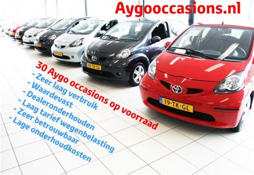 Toyota Aygo - 1.0 VVT-i Now Airco lage km stand - 1