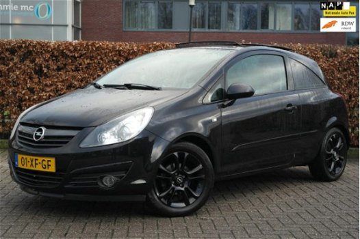 Opel Corsa - 1.4-16V Sport # Panorama dak, Sportline, Black Edition - 1