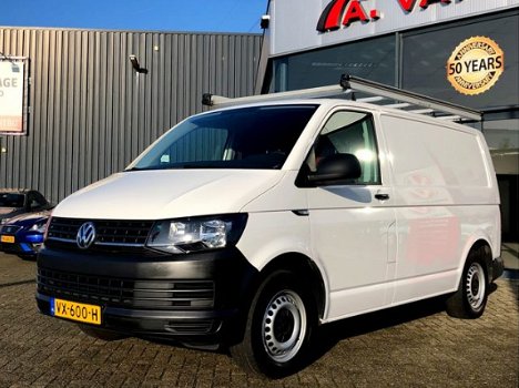 Volkswagen Transporter - 2.0 TDI L1H1 Economy, Imperiaal, trekhaak, betimmert, Dealeronderhouden - 1