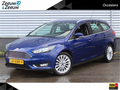 Ford Focus Wagon - 125 pk Titanium | Trekhaak | Navi | Clima | Voorruitverw. | - 1