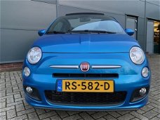 Fiat 500 C - 1.2 500S Cabrio * 16" * tft * blauw metallic