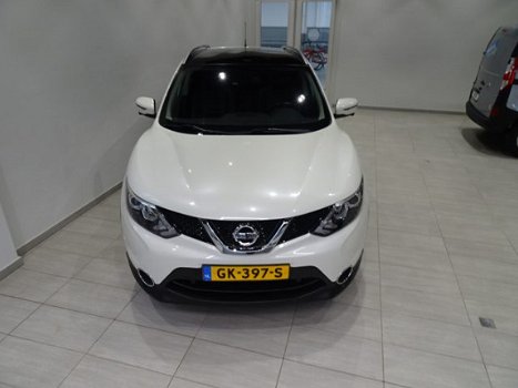 Nissan Qashqai - 1.2 Tekna | PANORAMADAK | 360° CAMERA | NAVIGATIE | STOELVERWARMING | LEDER STOELBE - 1