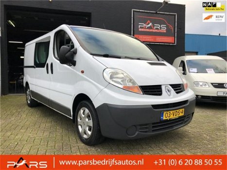 Renault Trafic - 2.0 dCi T29 L2H1 DC Dubbel cabine marge Airco Elk.ramen Navigatie zeer nette - 1