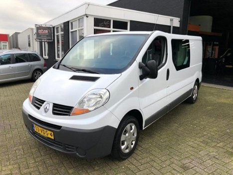 Renault Trafic - 2.0 dCi T29 L2H1 DC Dubbel cabine marge Airco Elk.ramen Navigatie zeer nette - 1