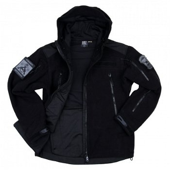 Heavy duty fleece vest with hoodie Airsoft Division - 1