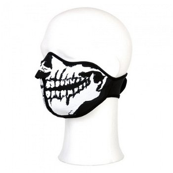 Biker Half Mask gezichtsbescherming voor op motor - 1