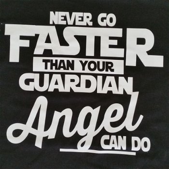 Never go Faster .. Race shirt (Uitverkoop) - 1