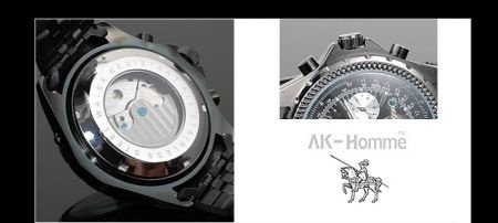 Alias kim Homme automatic Tourbillon Aviator Horloge!!! - 2