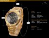 Kronen&Sohne automatic goud Navigator Horloge!! - 3 - Thumbnail