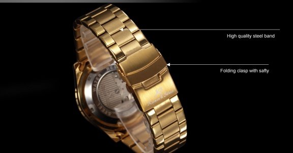 Kronen&Sohne automatic goud Navigator Horloge!! - 5
