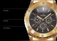 Kronen&Sohne automatic goud Navigator Horloge!! - 6 - Thumbnail