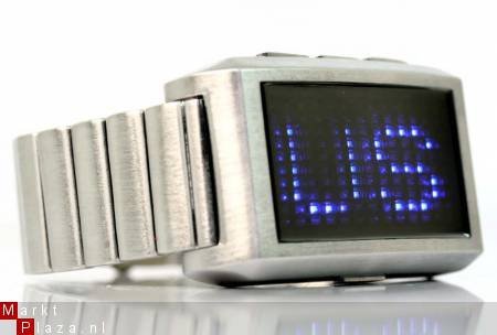 Intercrew The Next Generation S/STEEL Led watch/Horloge! - 7