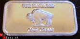 1 Gram puur .999 fijn Zilver baartje,USA Bison bar!! - 2 - Thumbnail