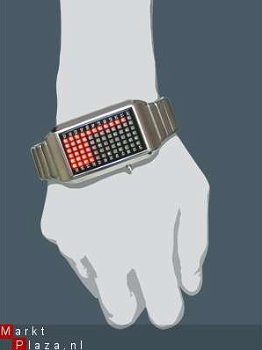 The Intercrew Galactic 3000 Prototype Led watch/Horloge!! - 6