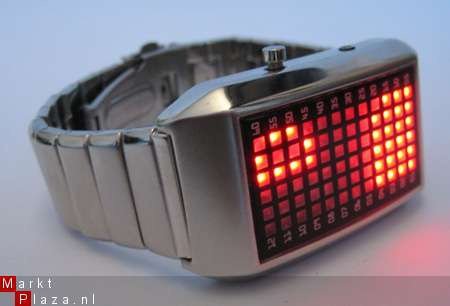 The Intercrew Galactic 3000 Prototype Led watch/Horloge!! - 7