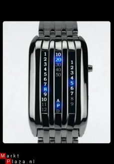 The matrix BARCODE 2 Time Evolution Led watch/Horloge!!