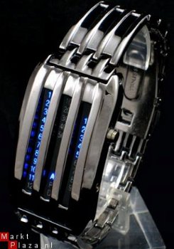 The matrix BARCODE 2 Time Evolution Led watch/Horloge!! - 4