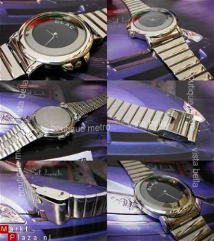 The Magic Space Night and Day Clac watch,in aluminium look!! - 2