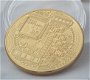 1 oz Gouden 999 Fine 24K MJB 2013 Bitcoin Munt verguld!! - 1 - Thumbnail