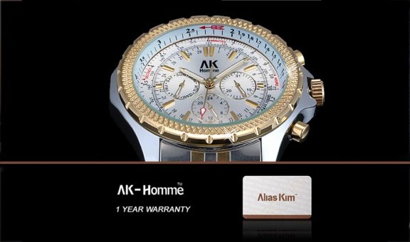 Alias kim Homme automatic Aviator Horloge!!! - 4