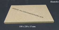 === Soldeerplaat = skamolex = nieuw === 30200
