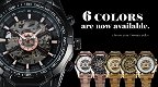 Automatic Forsining skeleton Sports Design Horloge!!! - 8 - Thumbnail