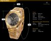 Kronen&Söhne automatic goud Navigator Horloge!! - 3 - Thumbnail
