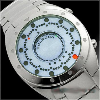 Vintage Retro Zeon Tech Solsuno LED Binary watch/Horloge,Model: NIL4732 FI ! - 5