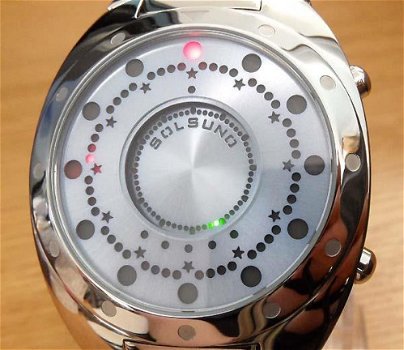 Vintage Retro Zeon Tech Solsuno LED Binary watch/Horloge,Model: NIL4732 FI ! - 7