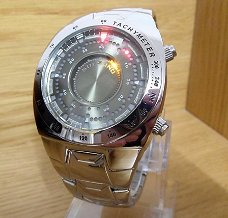 Vintage Retro Zeon Tech Solsuno LED Binary watch/Horloge,Model:  ZT0023SS IC !