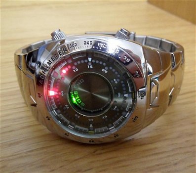 Vintage Retro Zeon Tech Solsuno LED Binary watch/Horloge,Model: ZT0023SS IC ! - 3