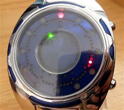 Vintage Retro Zeon Tech Solsuno LED Binary watch/Horloge,Model: ZT0005SS FL ! - 0