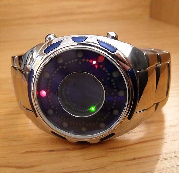 Vintage Retro Zeon Tech Solsuno LED Binary watch/Horloge,Model: ZT0005SS FL ! - 1