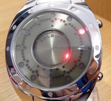 Vintage Retro Zeon Tech Solsuno LED Binary watch/Horloge,Model: ZT0001SS FI ! - 2