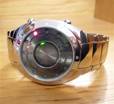 Vintage Retro Zeon Tech Solsuno LED Binary watch/Horloge,Model: ZT0001SS FI ! - 3