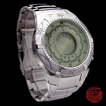 Vintage Retro Zeon Tech Solsuno LED Binary watch/Horloge,Model: ZT0013SS HA ! - 1