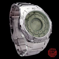 Vintage Retro Zeon Tech Solsuno LED Binary watch/Horloge,Model:  ZT0013SS HA !