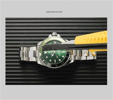 TEVISE automatic Submariner Horloge!! - 7