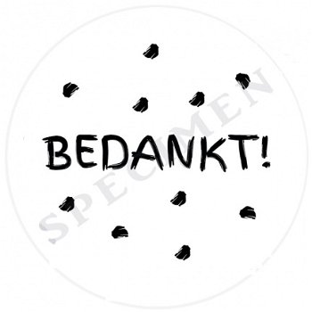 Witte stickers special delivery Ø 40mm (24 stuks) - 7