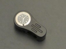 Stuur klokje Zwart uurwerk (22, 25mm)