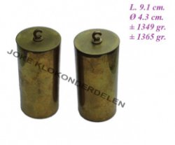 === 2 Gewichten = gewicht regulateur = oud === 41268