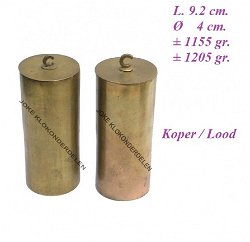 === 2 Gewichten = gewicht regulateur = oud === 37632