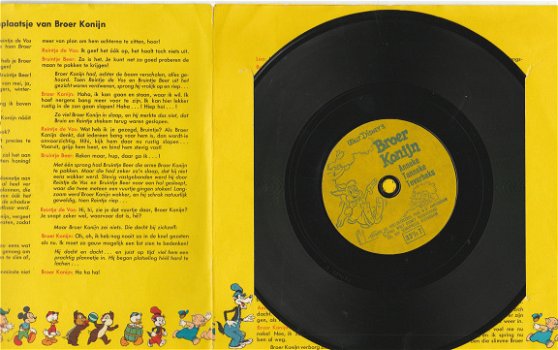 DISNEY - Broer Konijn Flex vinylsingle 1963 - 2